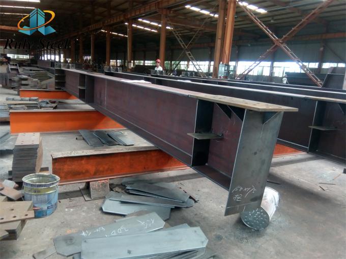 Estruturas industriais de aço Fabricação Estruturas de aço de portal pré-fabricadas 1