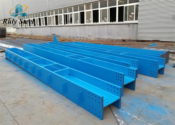 Estruturas industriais de aço Fabricação Estruturas de aço de portal pré-fabricadas 4