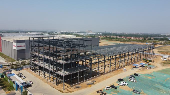 Estrutura de aço pré-fabricada de alta resistência Estrutura de aço leve 11
