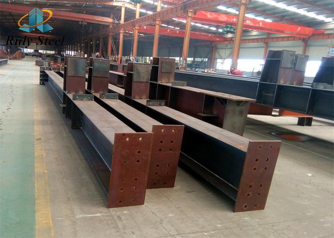 Estrutura de aço de portal pré-fabricada Construção Estrutura de aço moderna 4