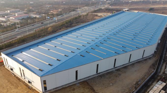 Estrutura de aço pré-fabricada de alta resistência Estrutura de aço leve 9
