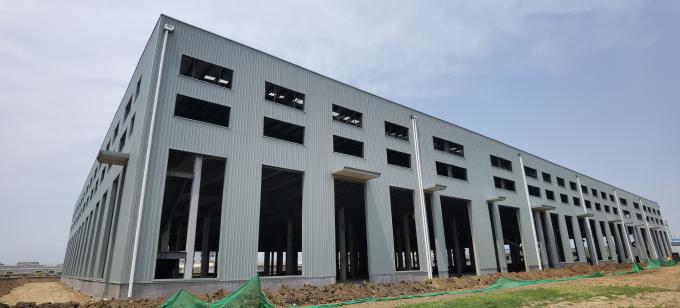 Estrutura de aço pré-fabricada de alta resistência Estrutura de aço leve 10