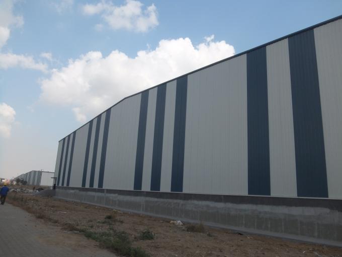 Estrutura de aço pré-fabricada de alta resistência Estrutura de aço leve 0