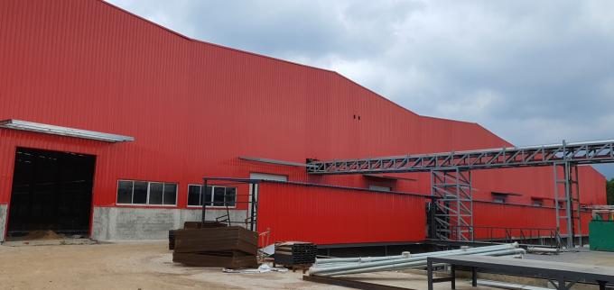 Estrutura de aço galvanizado rígido Edifício pré-fabricado de metal Longa vida útil 0