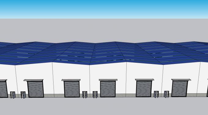 Fabricação Estrutura de aço galvanizado Armazém da igreja Instalação rápida 2