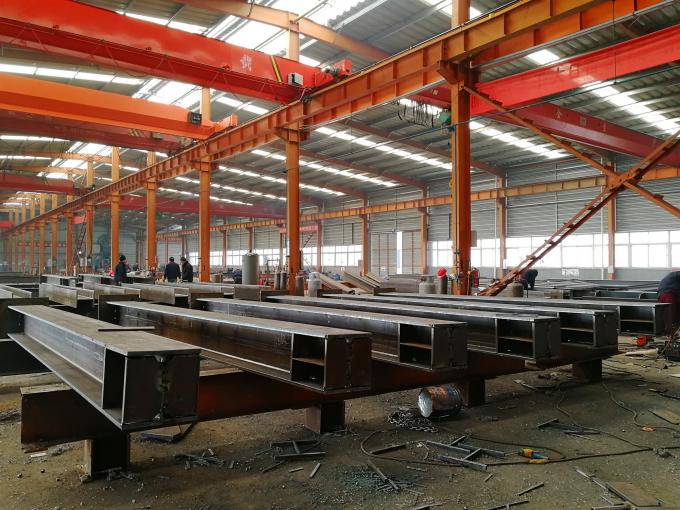 Large Span Prefabricated/Prefab H Beam Design Edifício Metal Q355/Q235 Fábrica Armazém Oficina Estrutura de aço 17