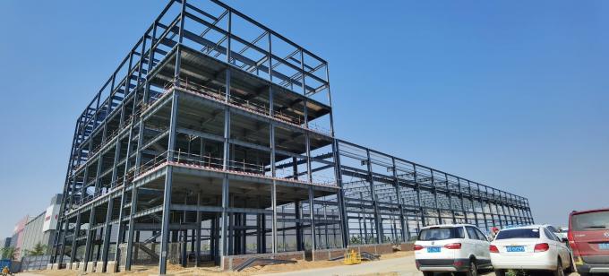 Estrutura de aço rígida pré-fabricada Estrutura de metal pré-fabricada Armazém 0