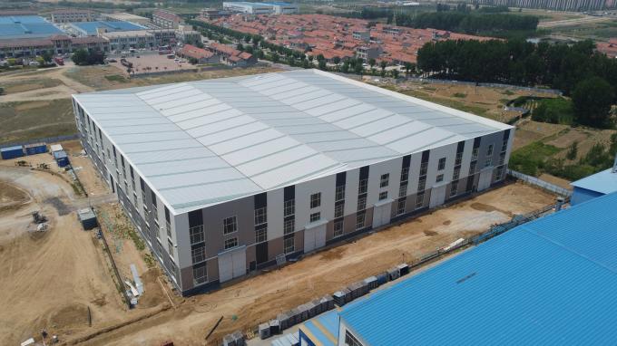Construção de estrutura de aço pré-fabricada Fácil de montar Construção corrugada de metal Estrutura de aço Armazém 5
