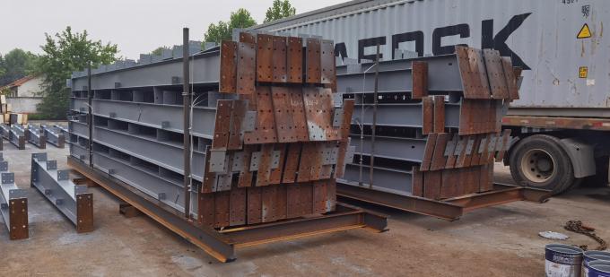 Construção de oficinas pré-fabricadas de coluna de viga de aço personalizada 3