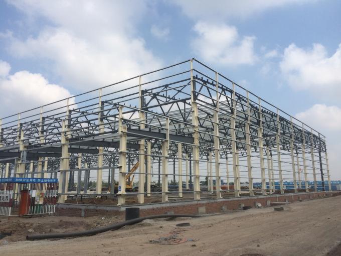 Construção de oficinas pré-fabricadas de coluna de viga de aço personalizada 2