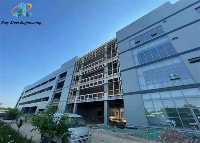 Estrutura de aço pré-fabricada personalizada de grande comprimento e vários andares 0