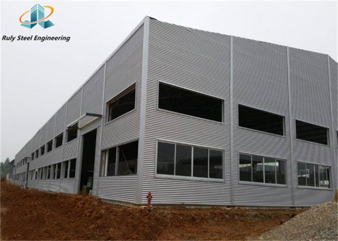 Large Span H Section Columns Multi Story Industrial Steel Structure Building Warehouse Workshop Materiais de construção 0